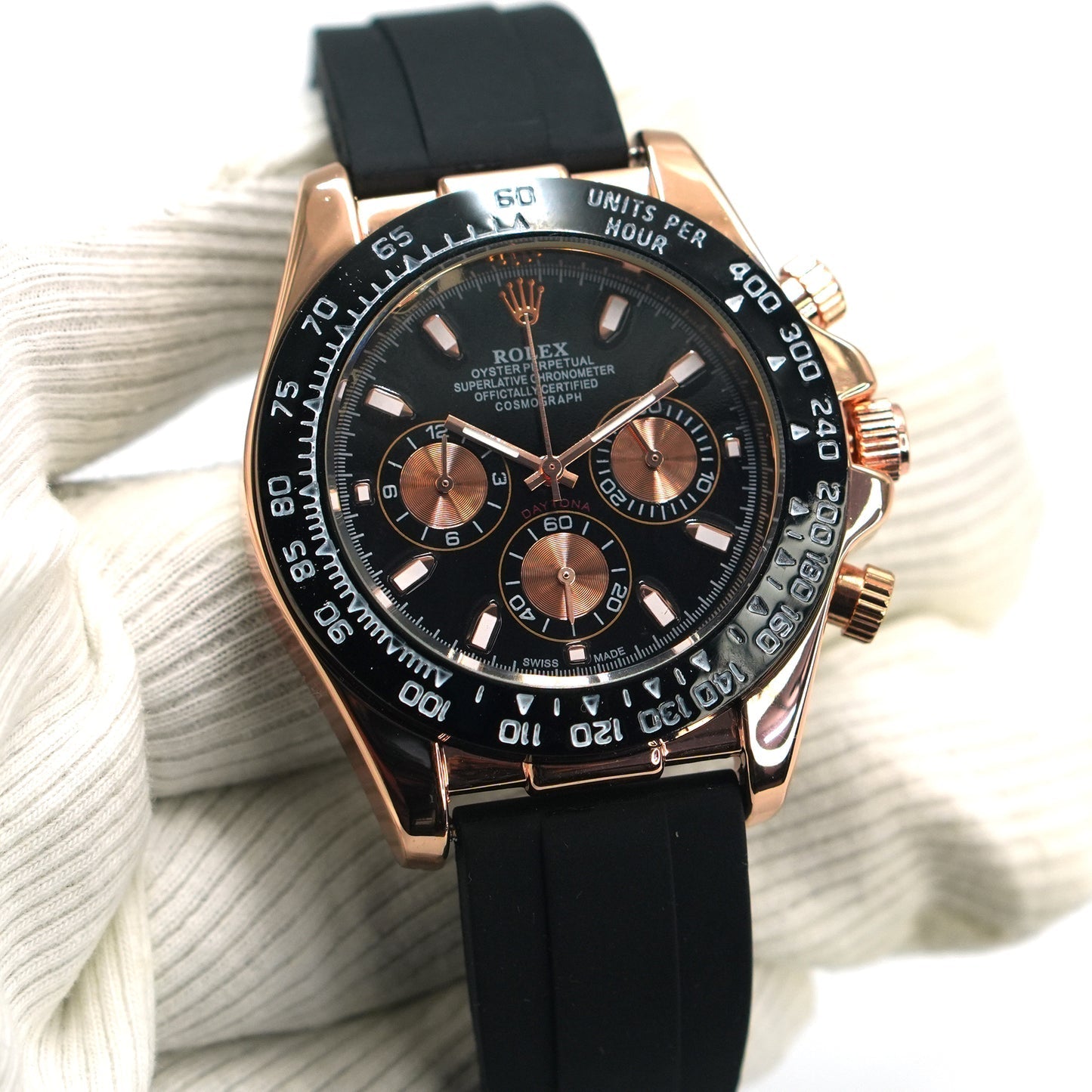 Daytona Chronograph | Black & Rose Gold