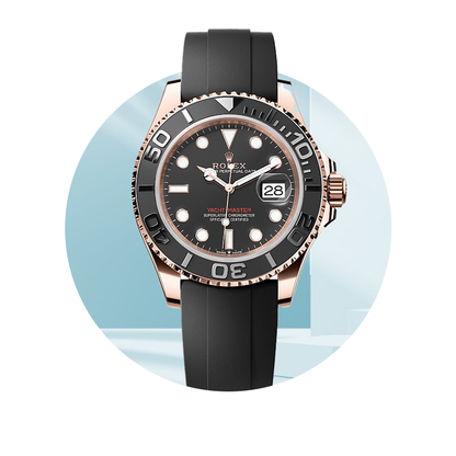 Yacht-Master Rose Gold With Black Dial