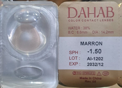 Dahab Caramel Contact Lenses – Gold Collection