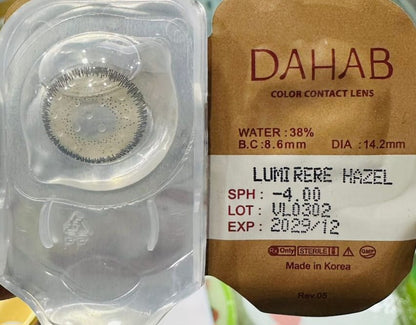 Dahab Caramel Contact Lenses – Gold Collection