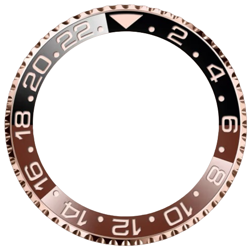 GMT Master II Black Dial (Rose Gold + Black)