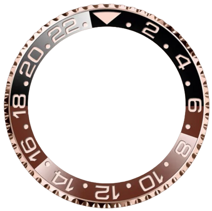 GMT Master II Black Dial (Rose Gold + Black)