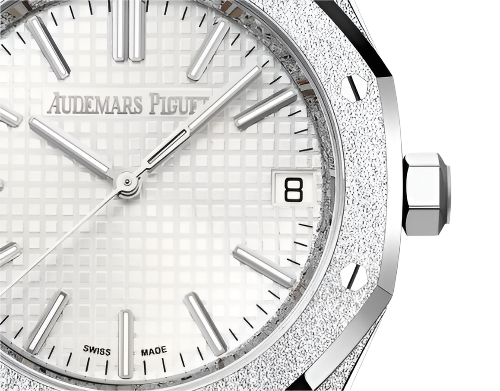 AP Royal Oak | Diamond Chain White Dial