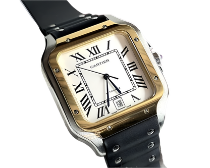 Cartier Santos Dumont | White & Gold