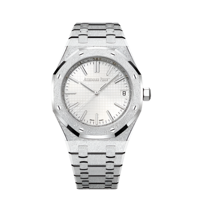 AP Royal Oak | Diamond Chain White Dial