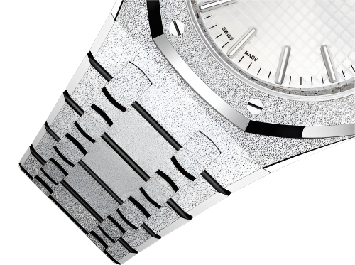 AP Royal Oak | Diamond Chain White Dial