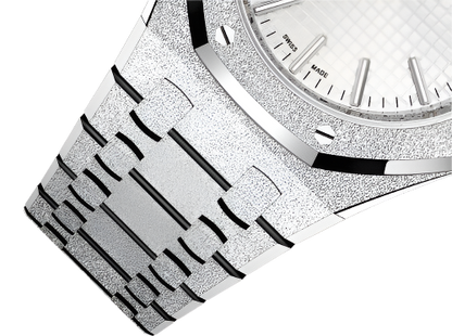 AP Royal Oak | Diamond Chain White Dial