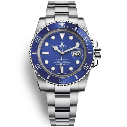 Rolex Cookie Monster White Gold Submariner Watch