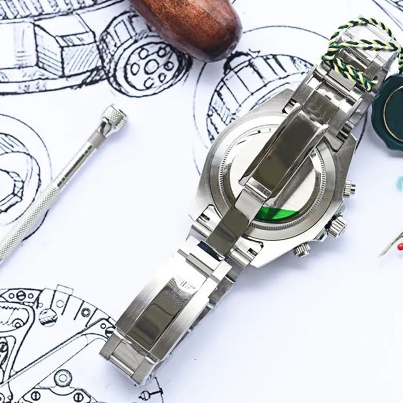 Daytona Oystersteel | Silver & Royal Blue